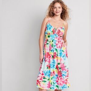 Floral Spaghetti Strap Dress